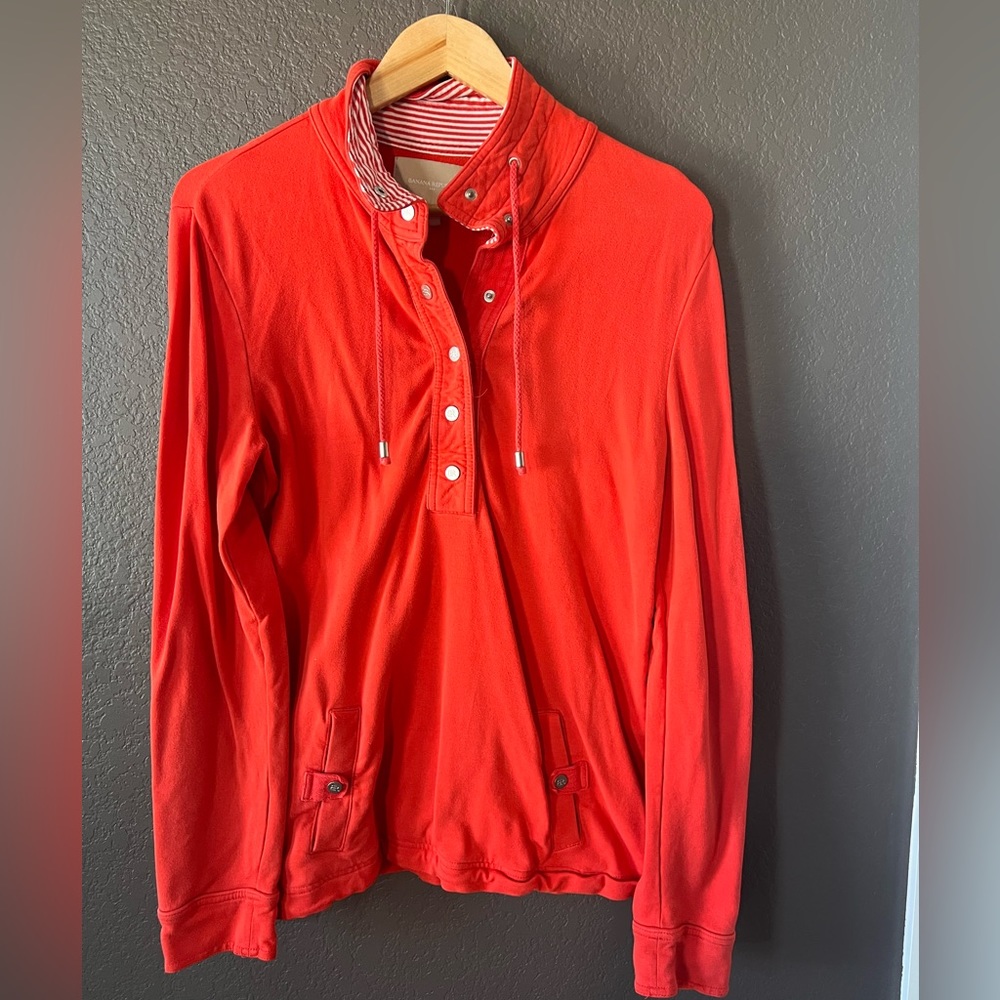 Banana Republic woman’s orange top
